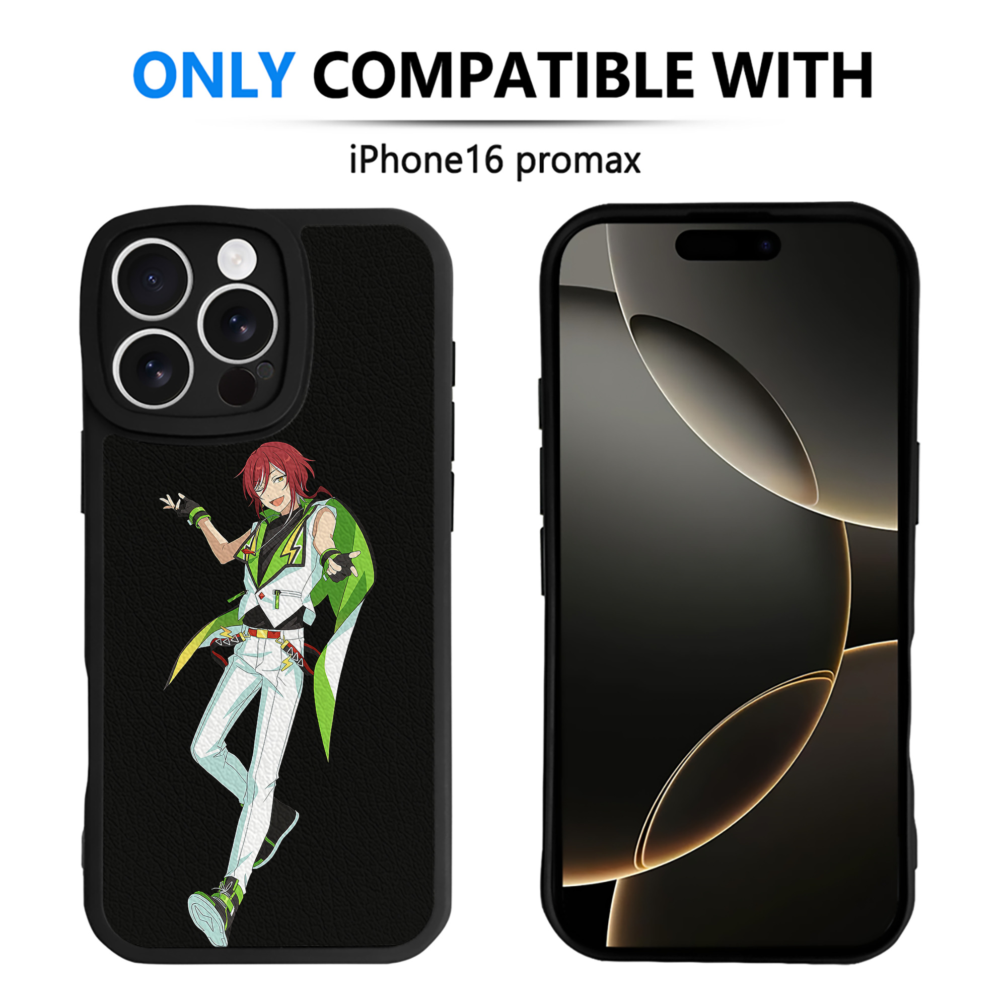 （画像用） あんさんぶるスターズ! Ensemble Stars 【iPhone 16シリーズ対応】シリコンスマホケース（レザー調） 材質：シリコン